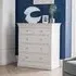 Clermont 3+2 Drawer Chest - White