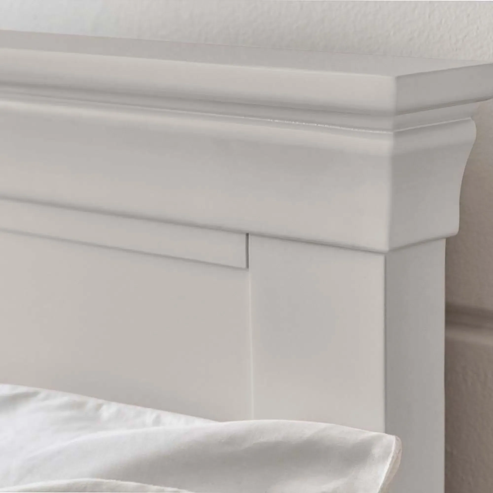 Clermont Panel Bed - Grey