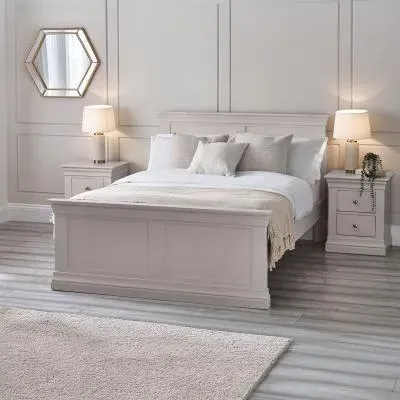 Clermont Panel Bed - Grey image
