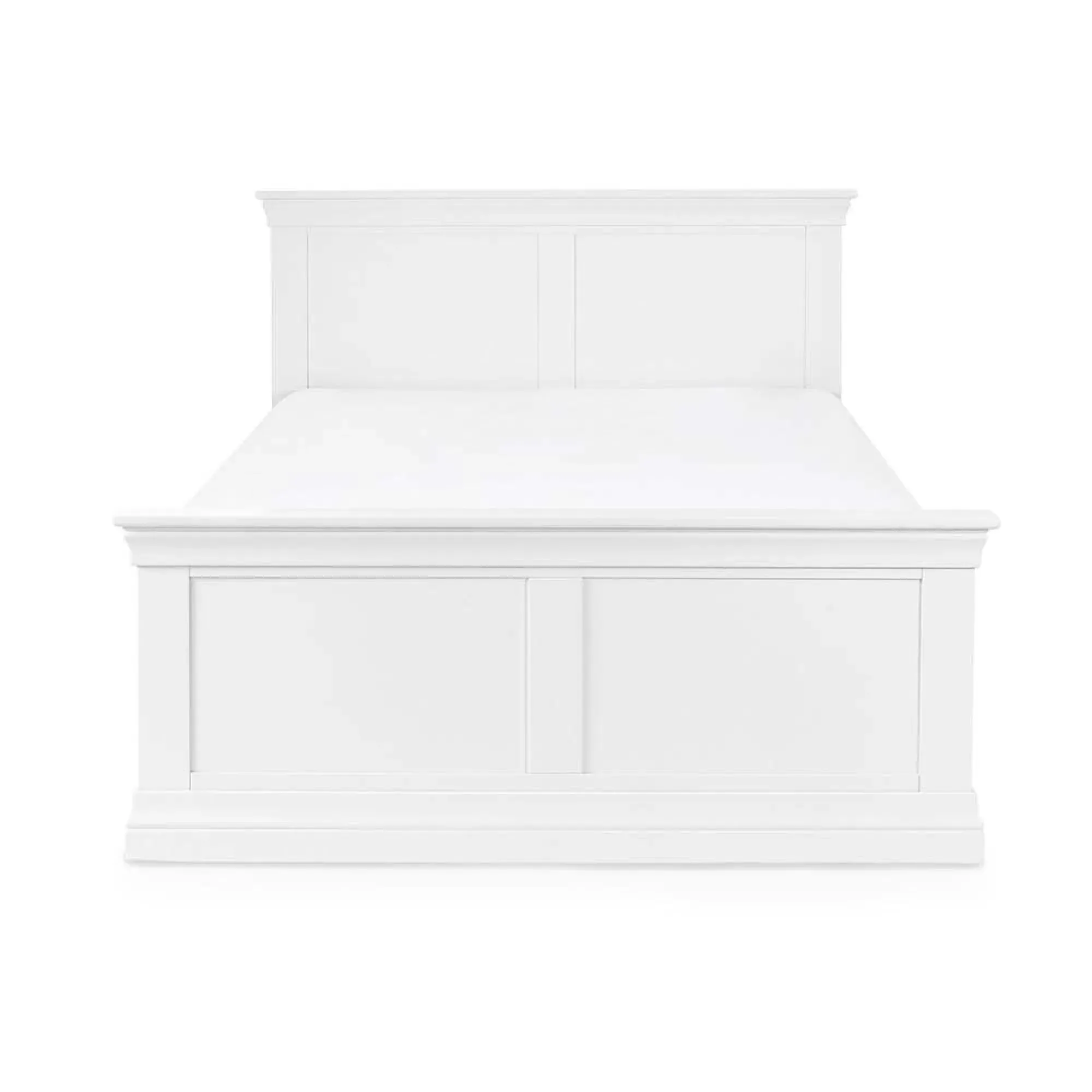 Clermont Panel Bed - White