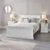 Clermont Panel Bed - White