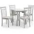Coast 2-4 Seater Round Drop Leaf Dining Set with 4 Chairs