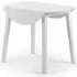Coast 2-4 Seater Round Drop Leaf Dining Table - White