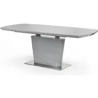 Como 6-8 Seater Extendable Dining Table - Grey, High Gloss