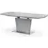 Como 6-8 Seater Extendable Dining Table - Grey, High Gloss