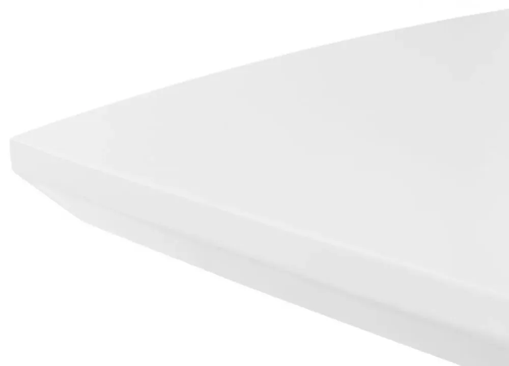 Como 6-8 Seater Extendable Dining Table - White, High Gloss