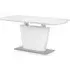 Como 6-8 Seater Extendable Dining Table - White, High Gloss