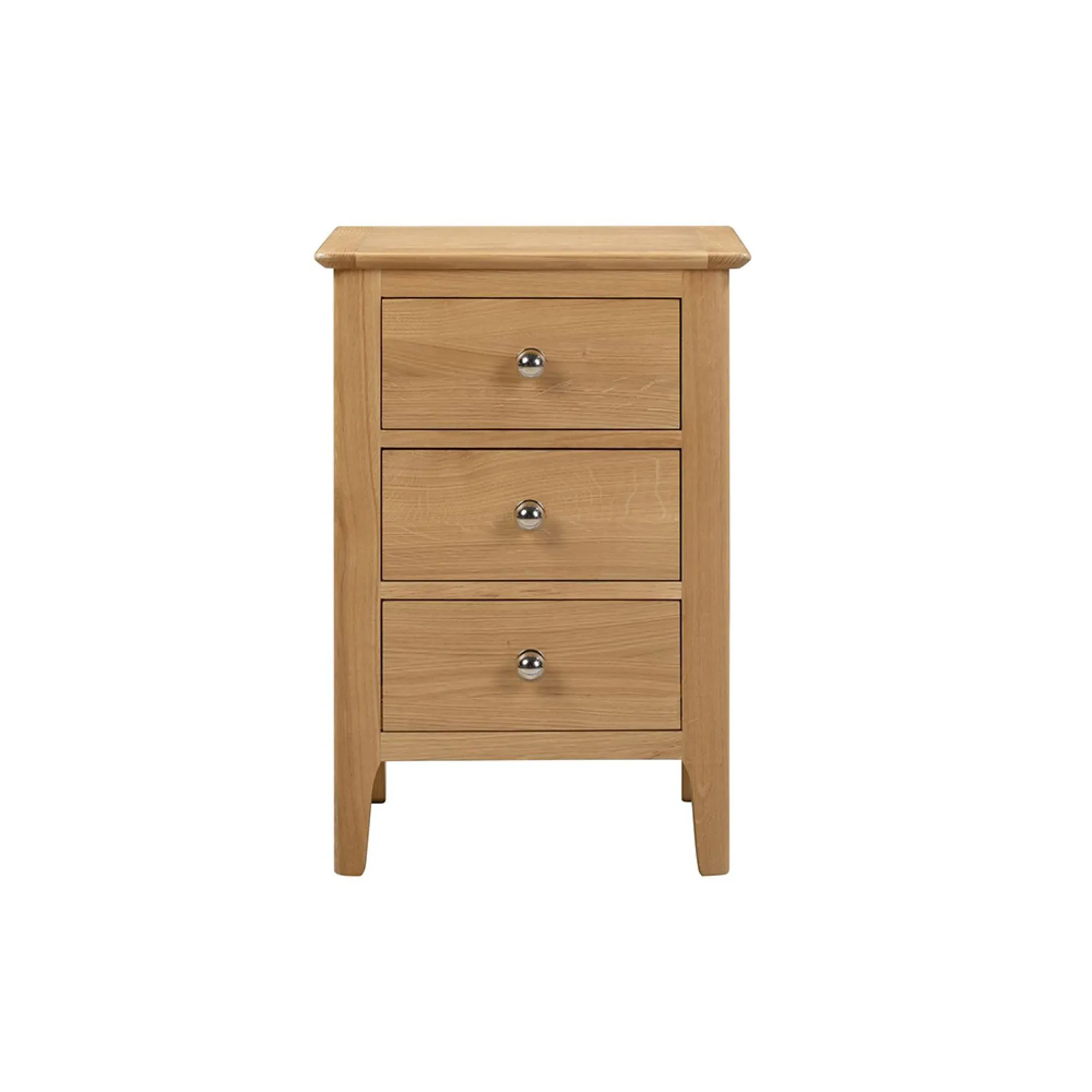 Cotswold 3 Drawer Bedside Cabinet - Oak