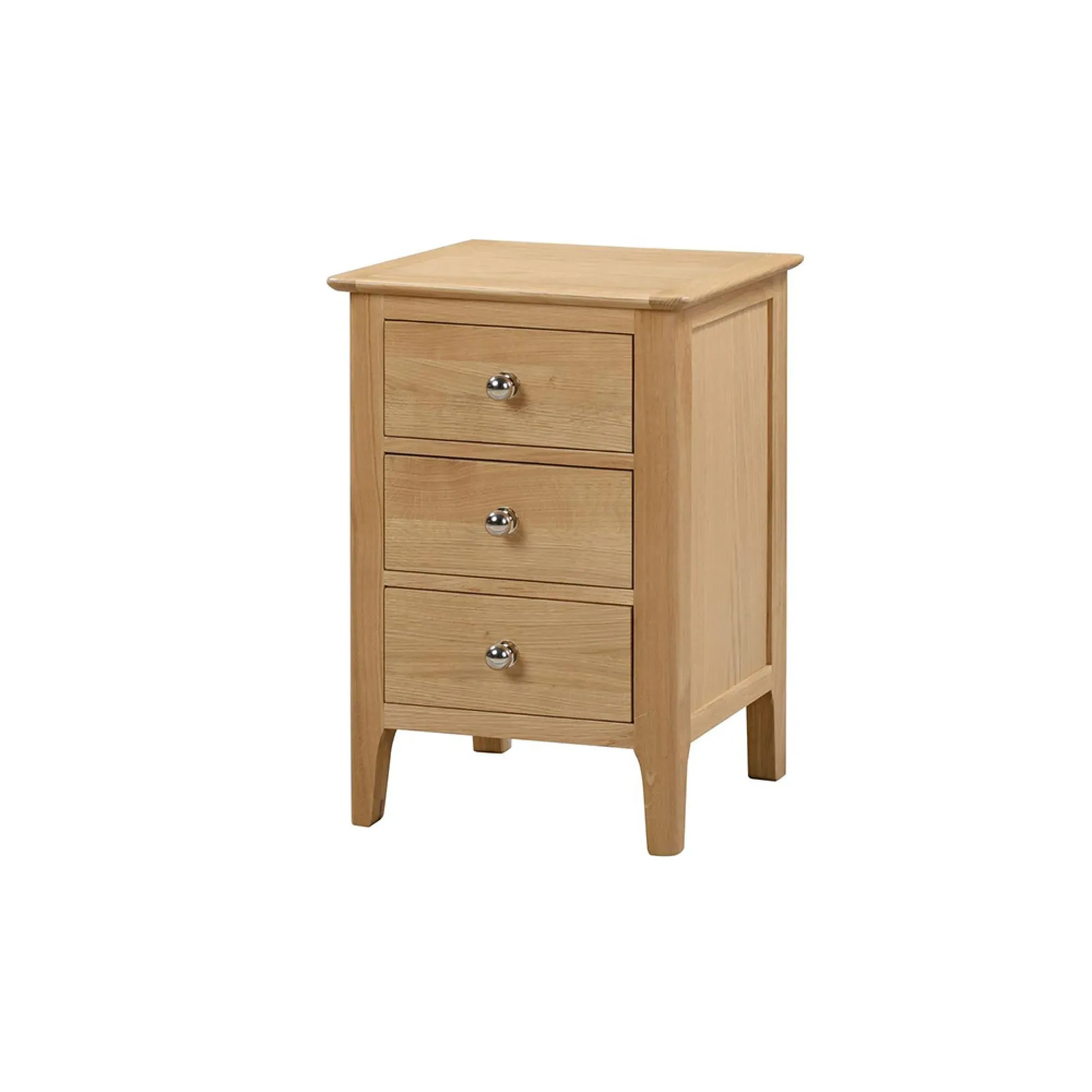 Cotswold 3 Drawer Bedside Cabinet - Oak