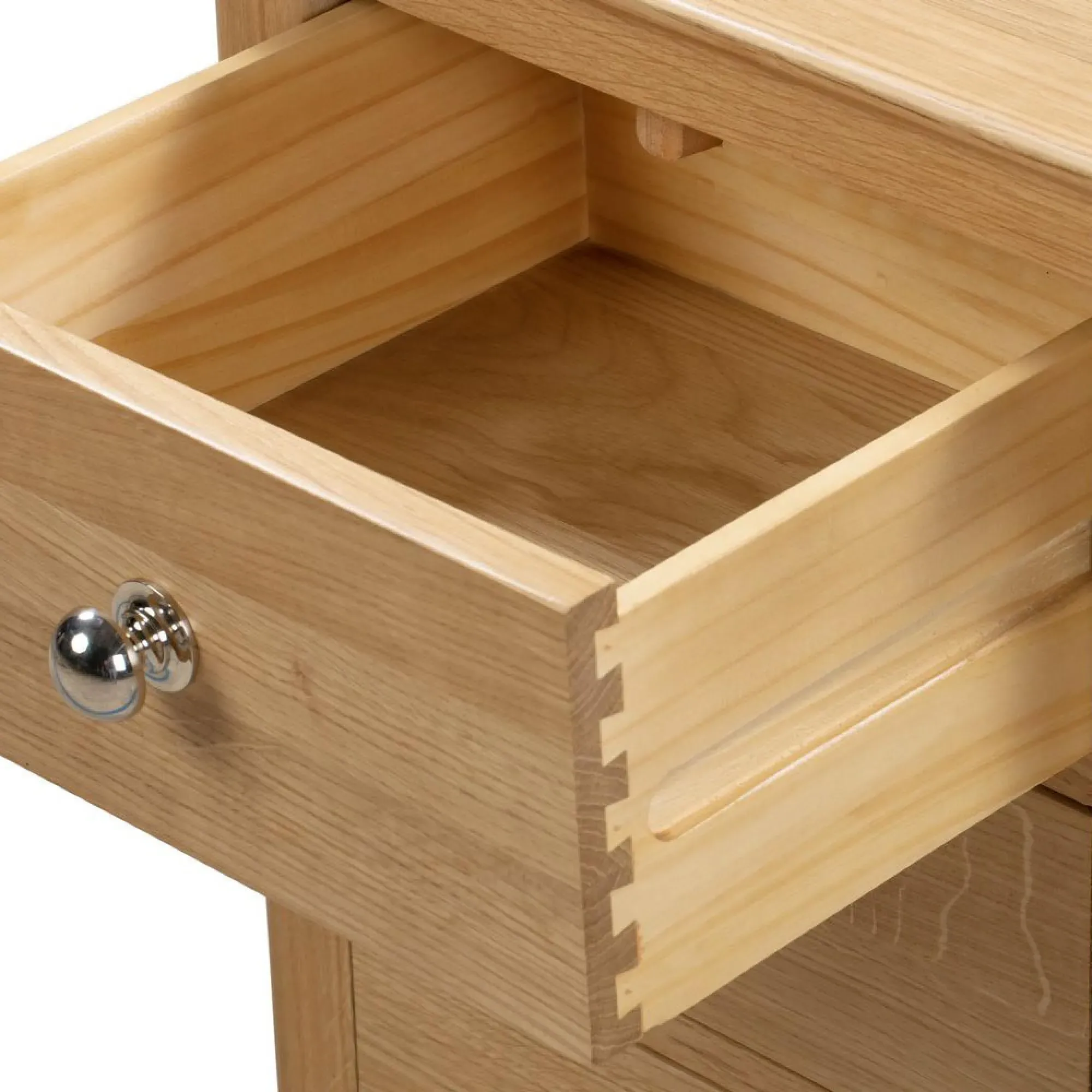 Cotswold 3 Drawer Bedside Cabinet - Oak