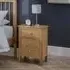 Cotswold 3 Drawer Bedside Cabinet - Oak
