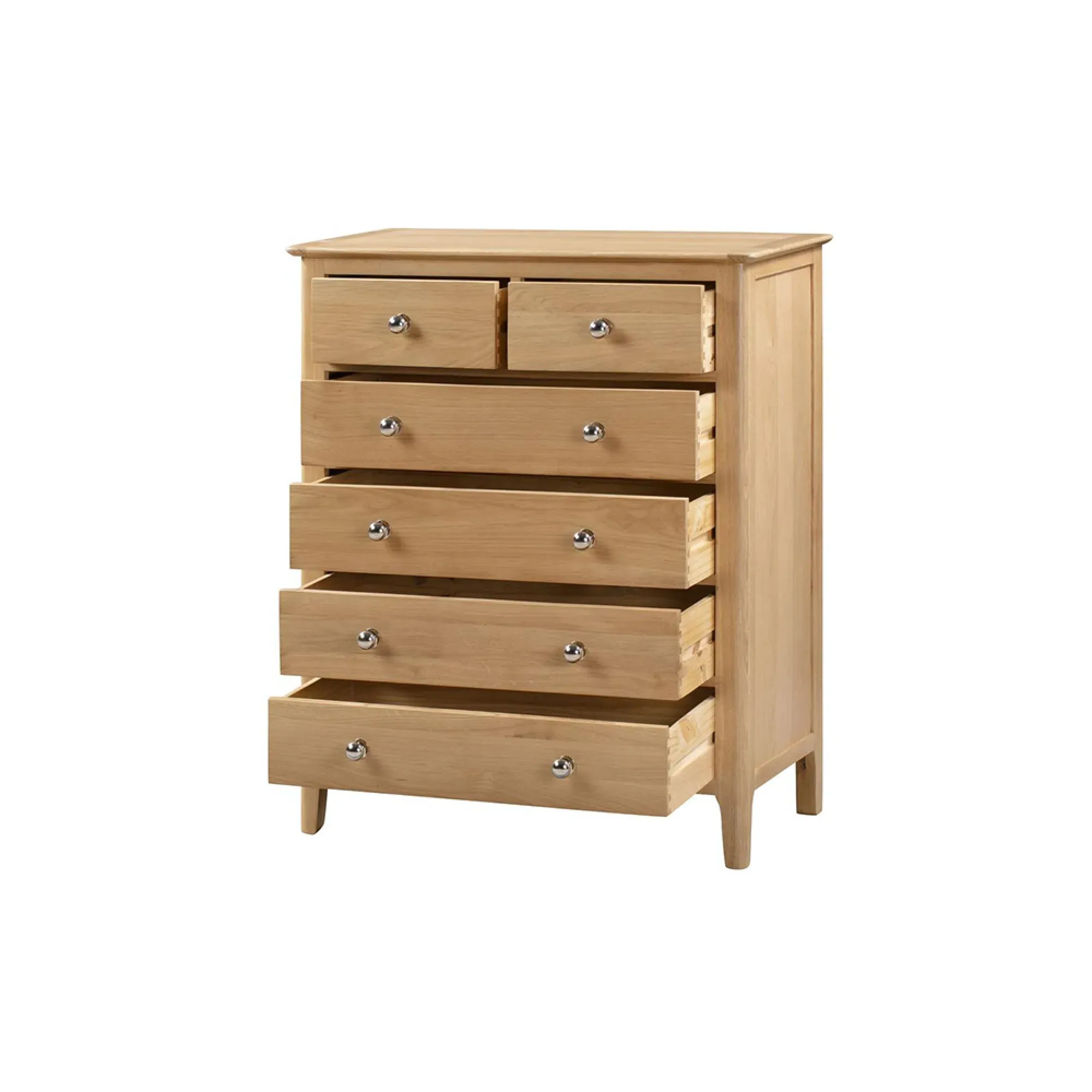 Cotswold 4+2 Drawer Chest - Oak