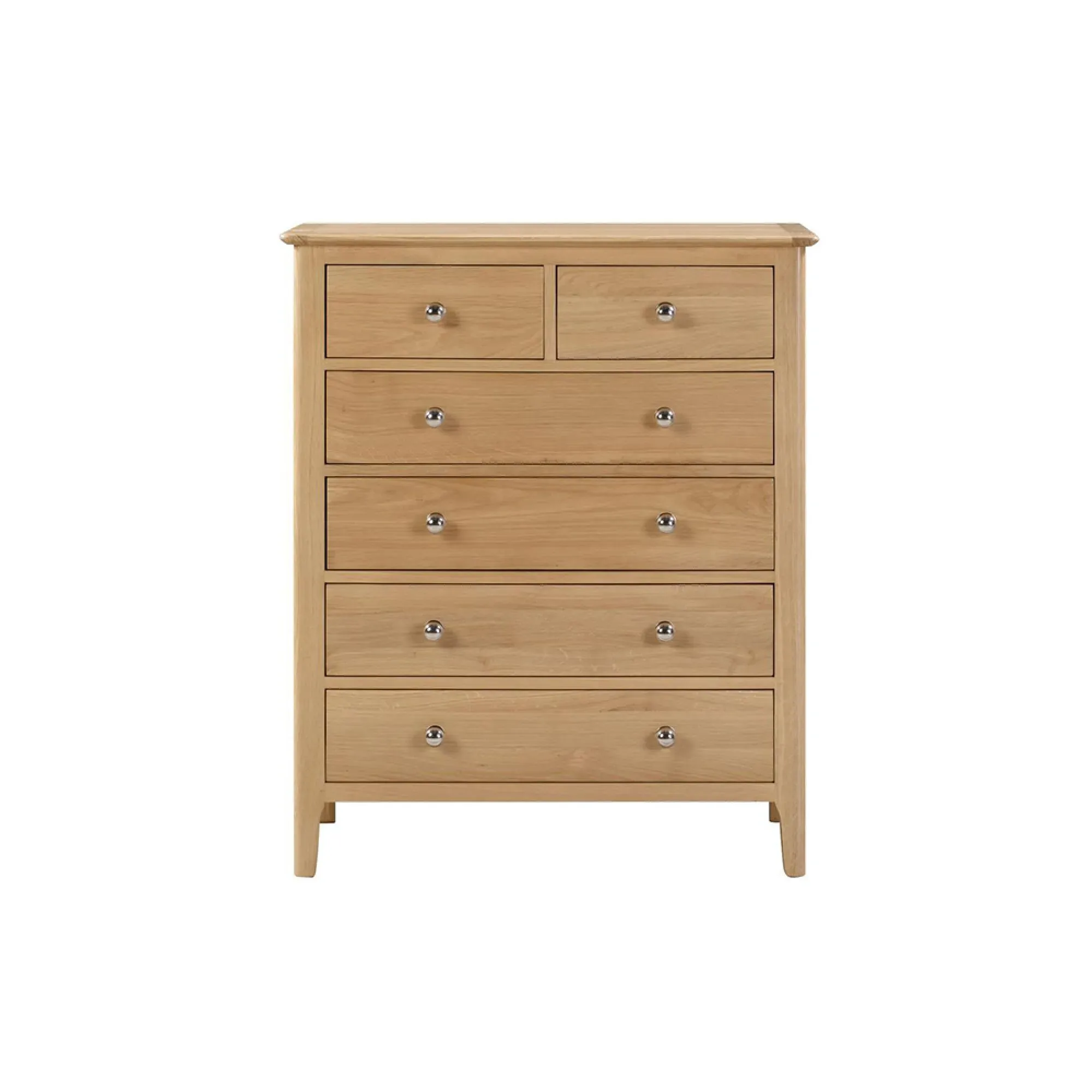 Cotswold 4+2 Drawer Chest - Oak