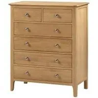 Cotswold 4+2 Drawer Chest - Oak