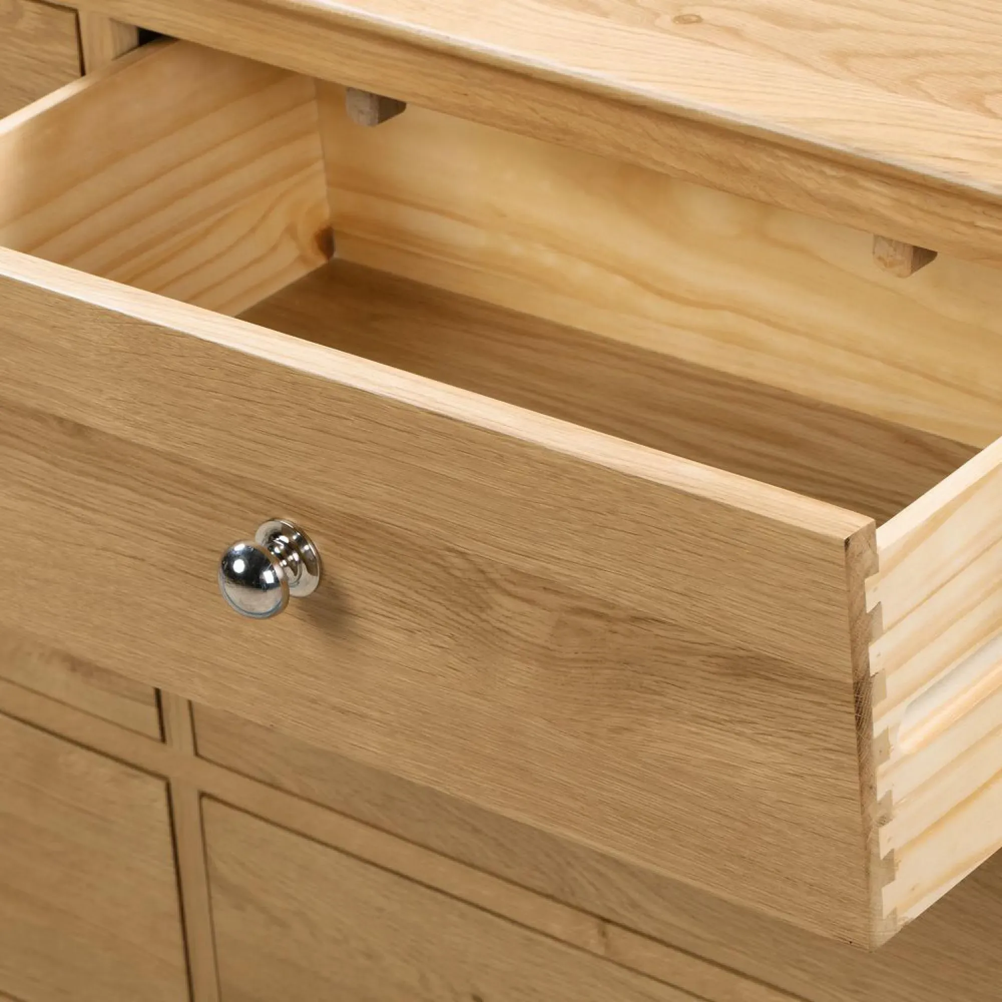 Cotswold 6 Drawer Wide Chest - Oak