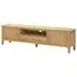Cotswold Oak 180cm TV Unit - Natural Satin Lacquer