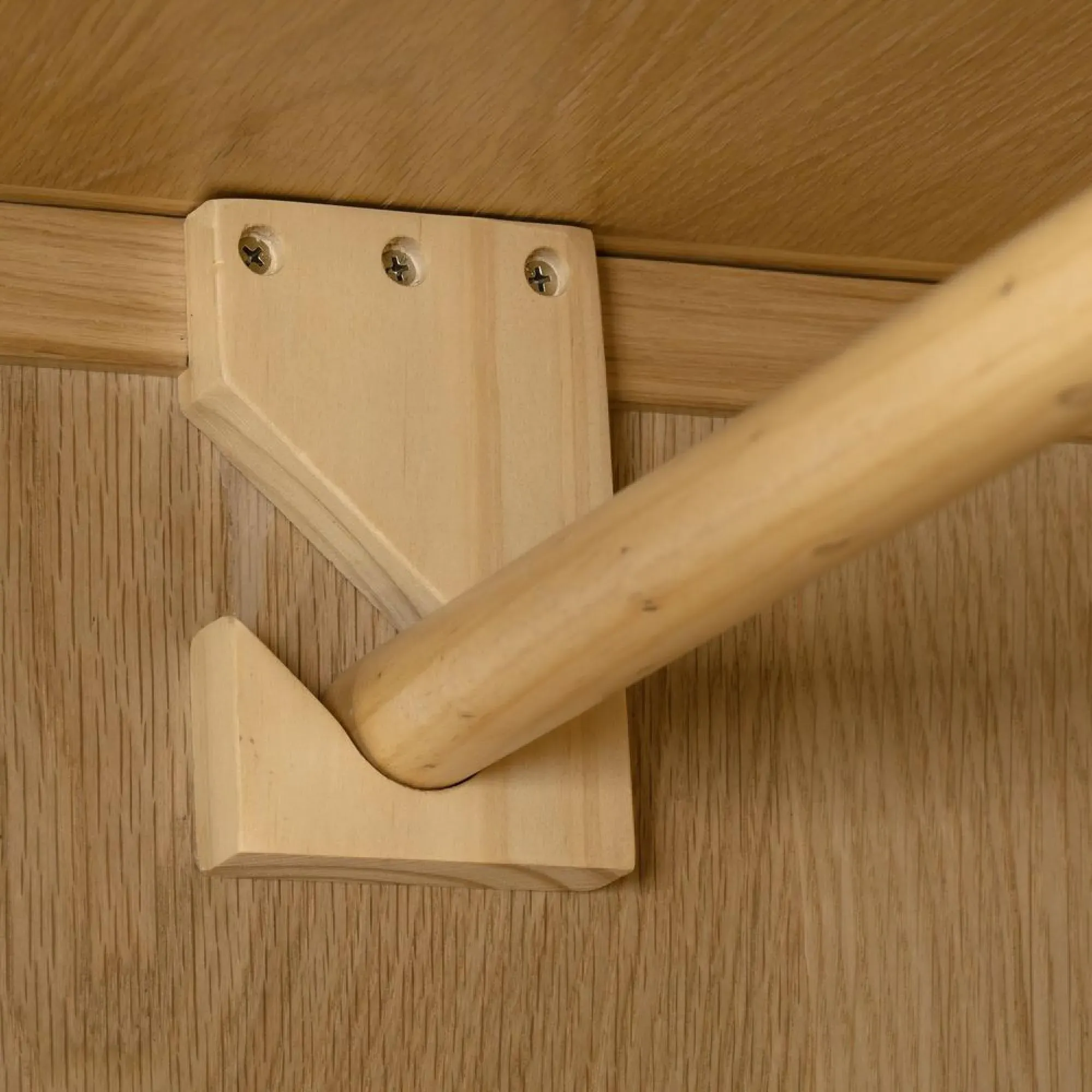 Cotswold Oak 2 Door 1 Drawer Double Wardrobe - Natural