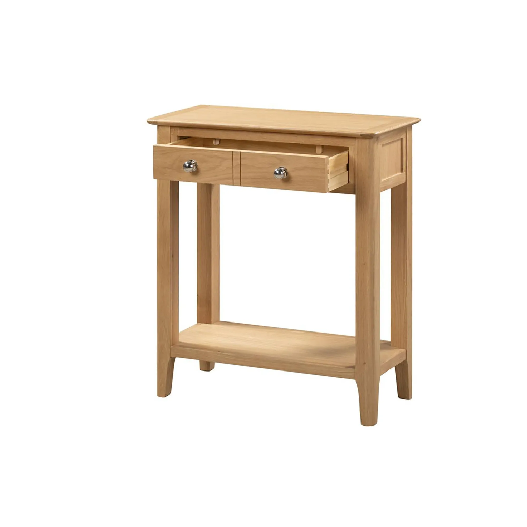 Cotswold Oak 2 Drawer Console Table - Natural