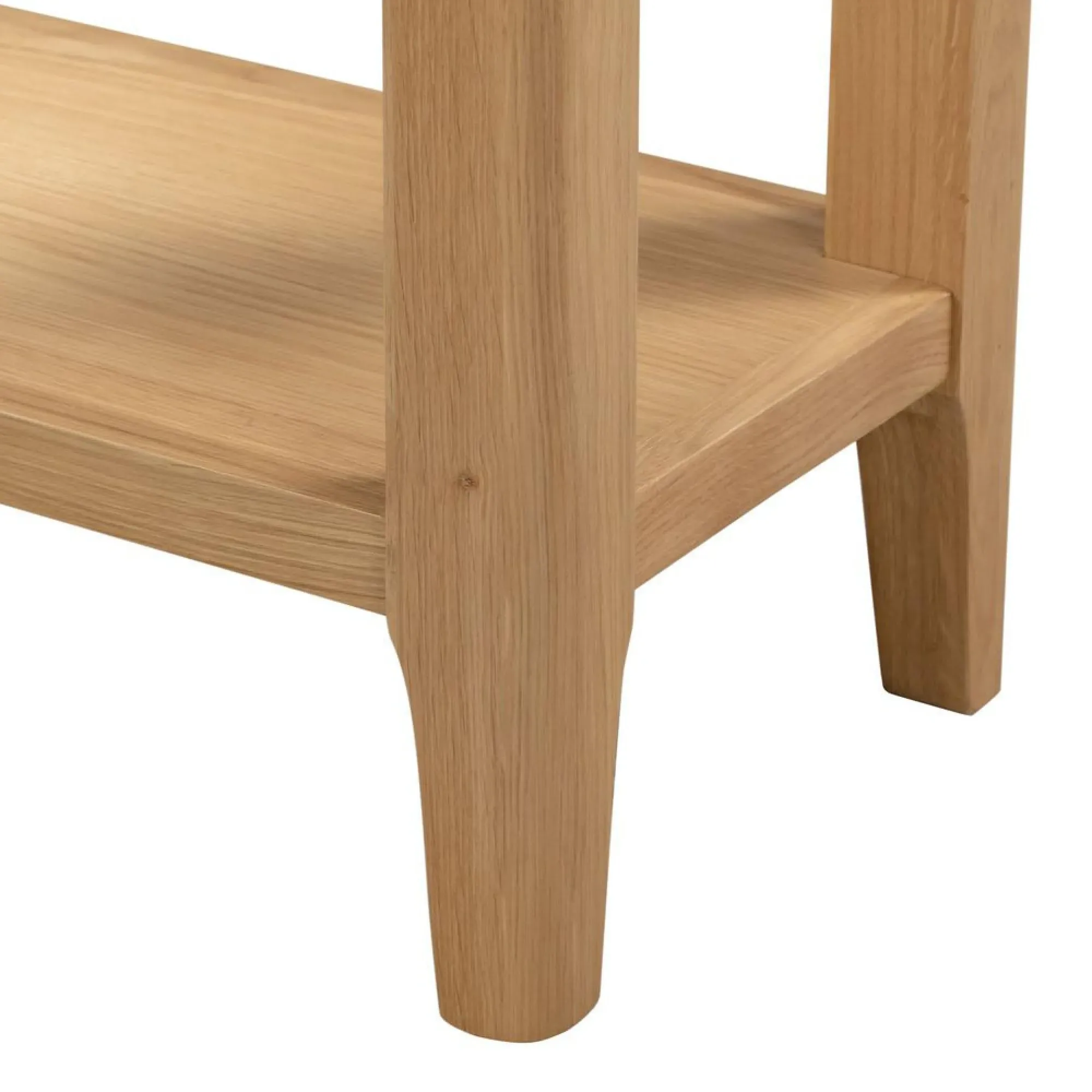 Cotswold Oak 2 Drawer Console Table - Natural