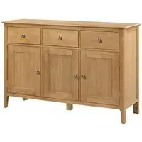 Cotswold Oak 3 Door Sideboard - Natural