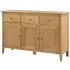 Cotswold Oak 3 Door Sideboard - Natural