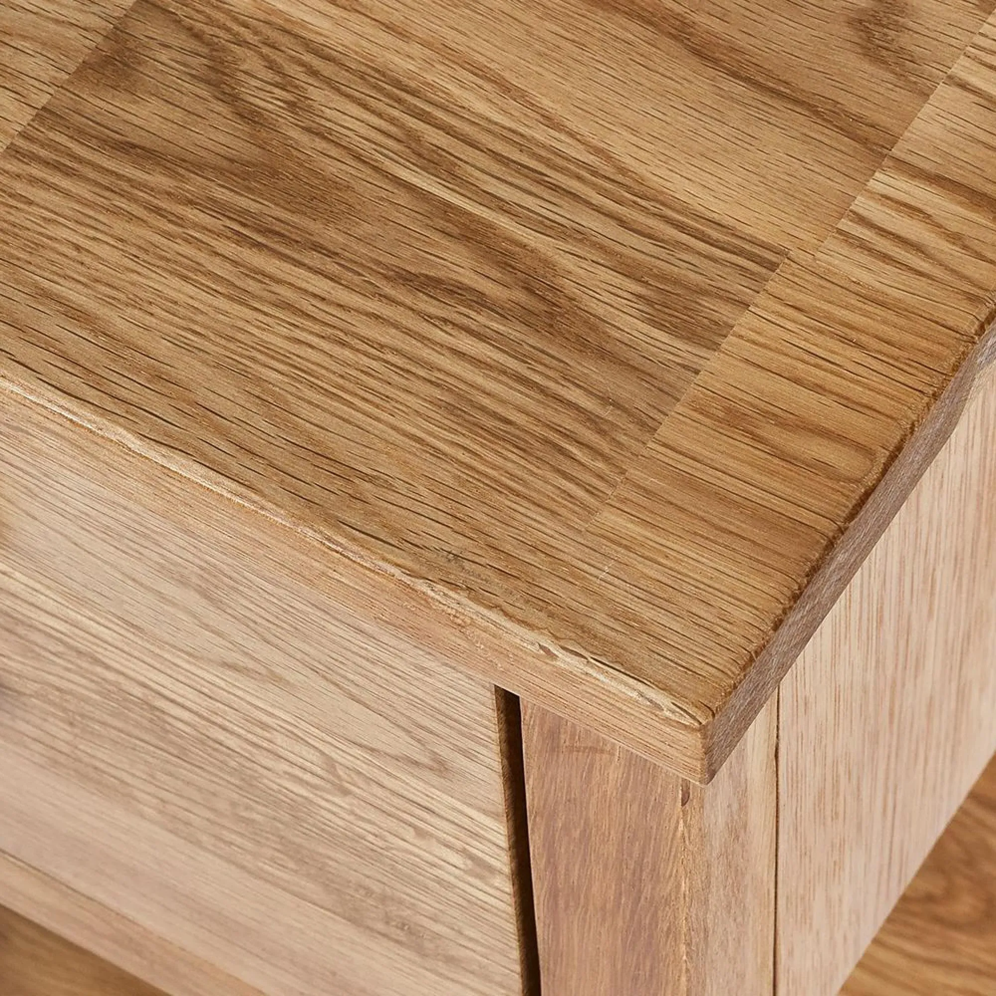 Coxmoor 1 Drawer Bedside Table - Oiled Oak