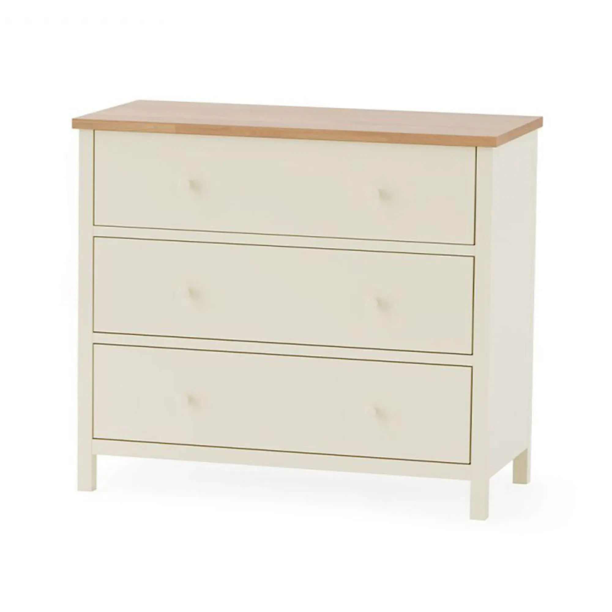 Coxmoor 3 Drawer Chest - Ivory