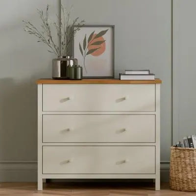Coxmoor 3 Drawer Chest - Ivory image