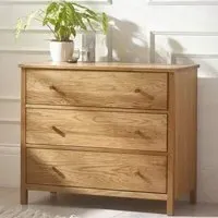 Coxmoor 3 Drawer Chest - Oak