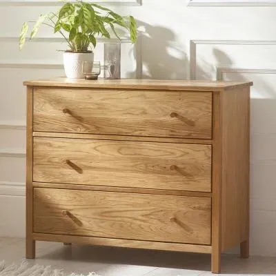 Coxmoor 3 Drawer Chest - Oak