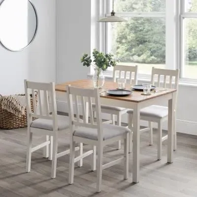 Coxmoor 4 Seater Dining Table - Ivory