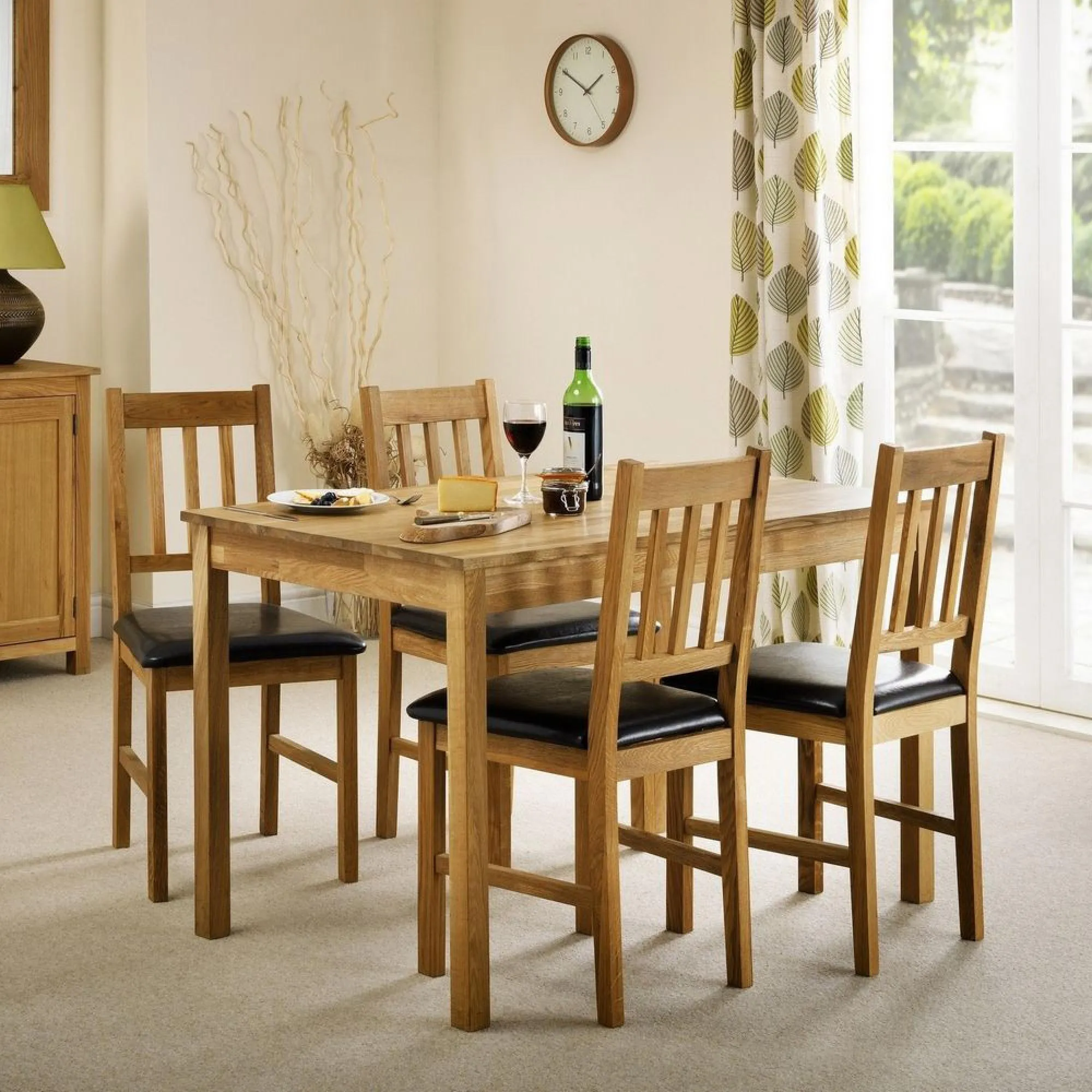 Coxmoor 4 Seater Dining Table - Oak
