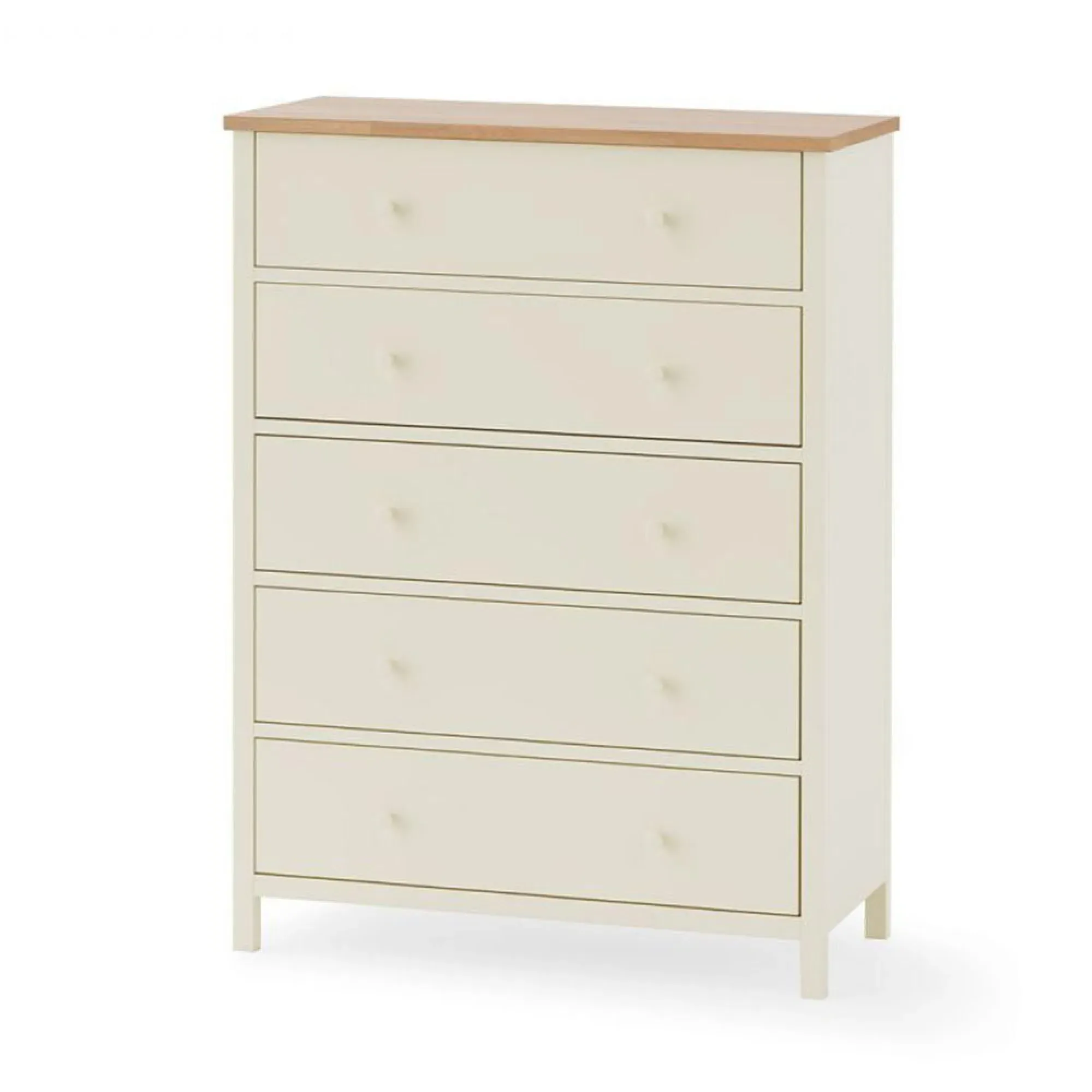 Coxmoor 5 Drawer Chest - Ivory