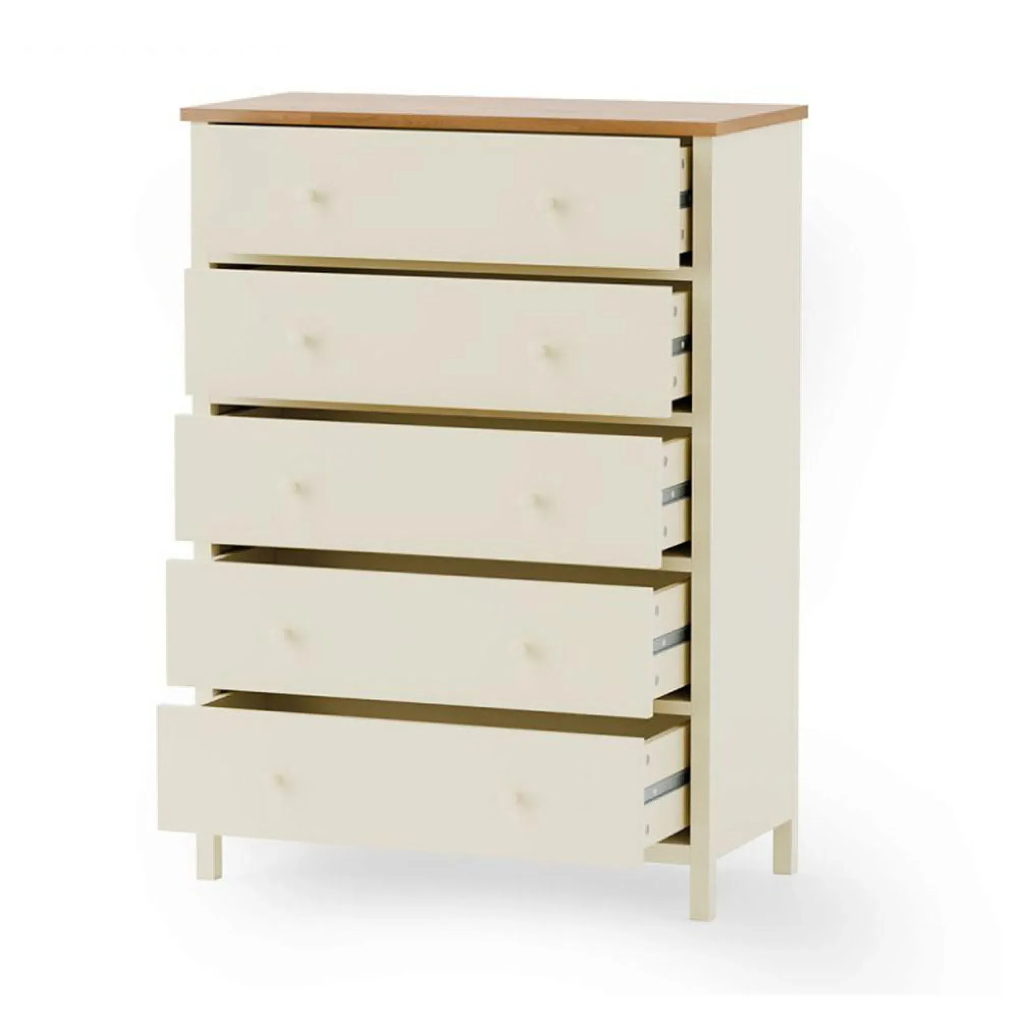 Coxmoor 5 Drawer Chest - Ivory