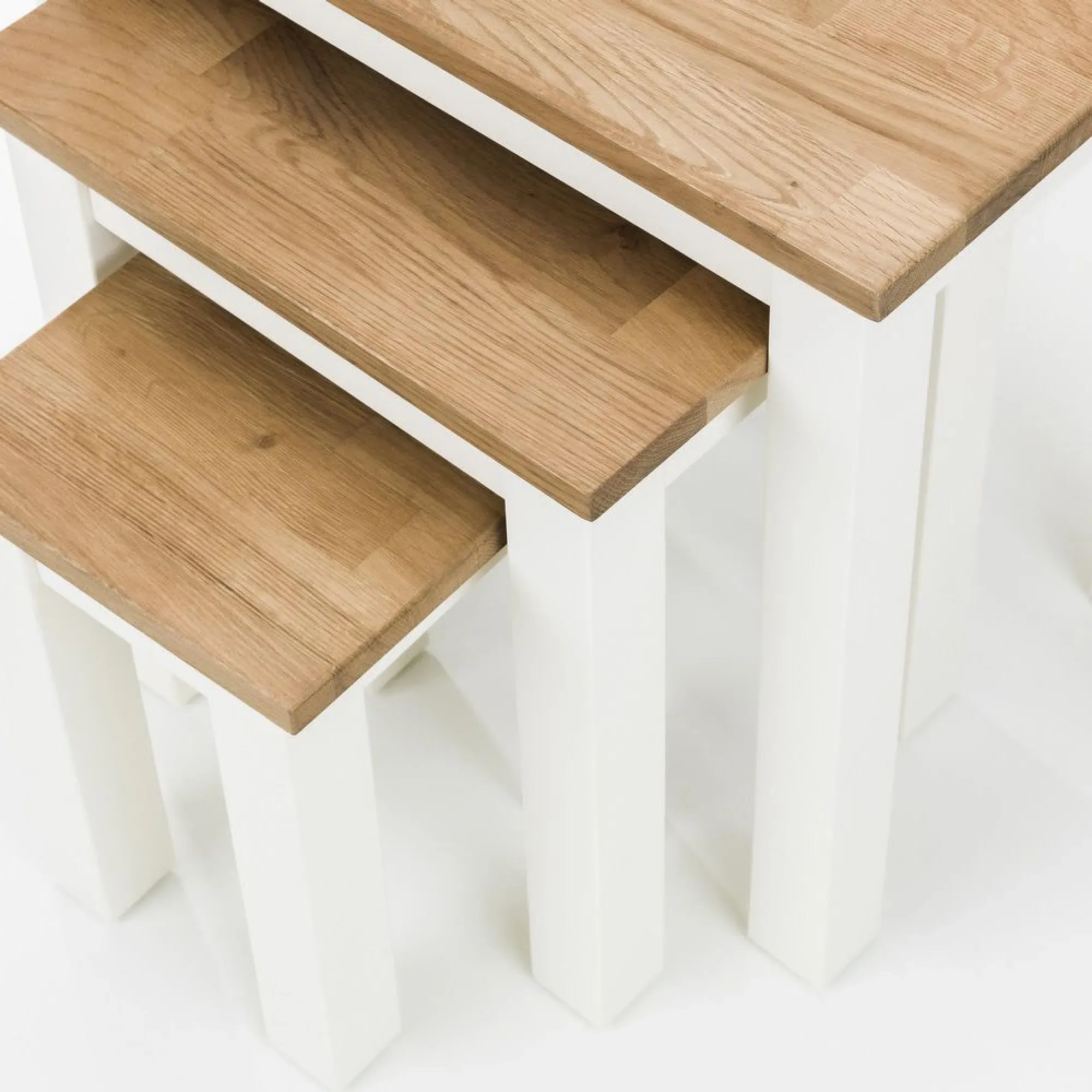 Coxmoor Nest of 3 Tables - Ivory