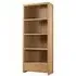 Curve 1 Drawer Bookcase - Oak