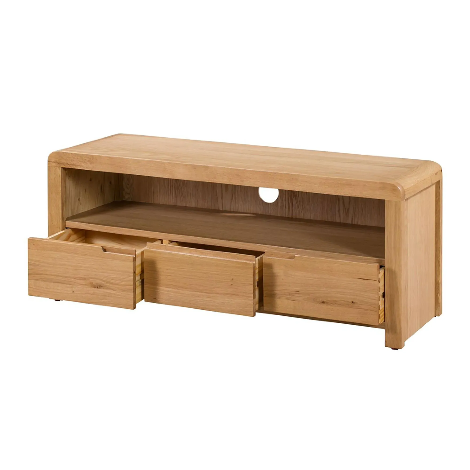 Curve 115cm TV Unit - Oak