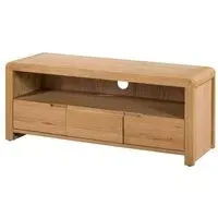 Curve 115cm TV Unit - Oak