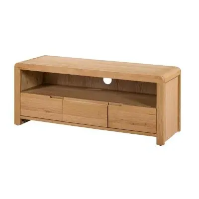 Curve 115cm TV Unit - Oak image
