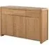 Curve 3 Door Sideboard - Oak