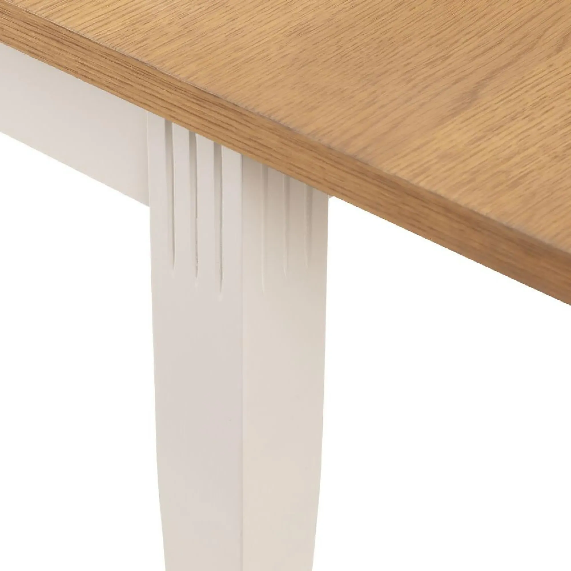 Davenport 4-6 Seater Extendable Dining Set - Ivory, Oak