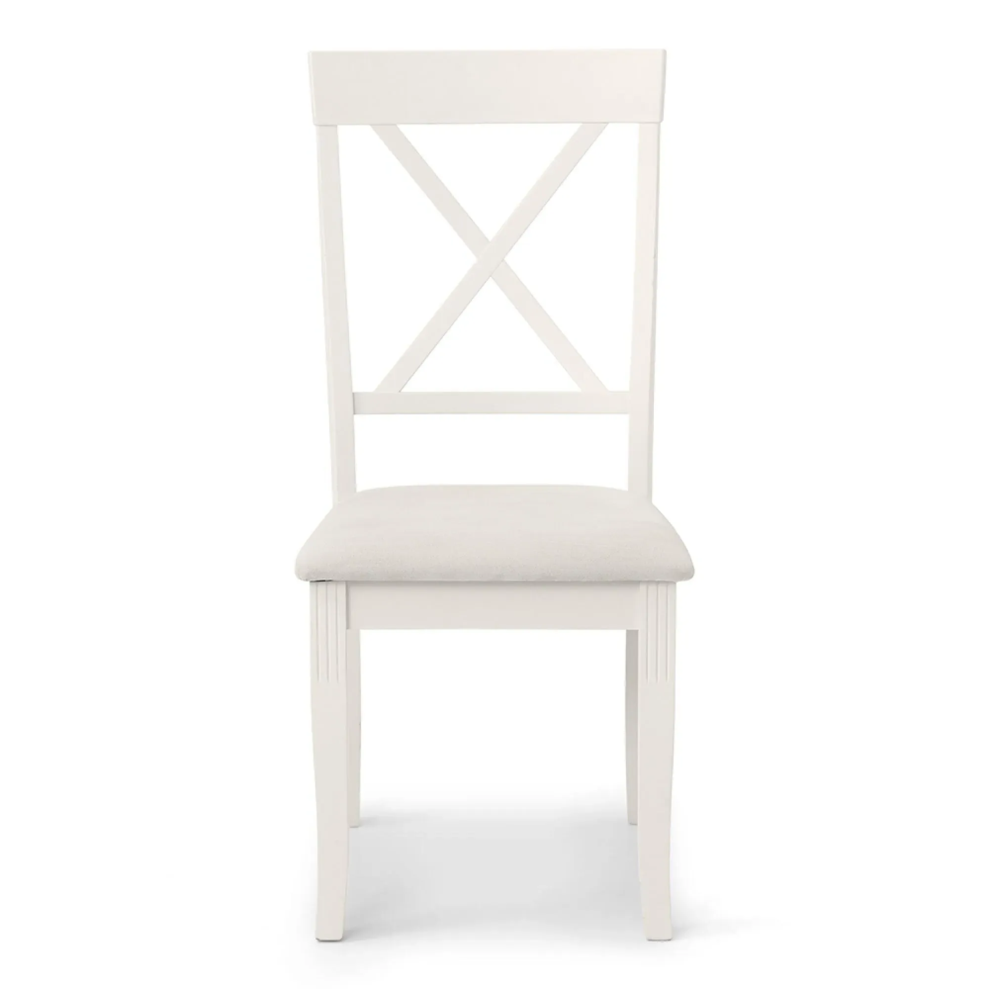 Davenport 4-Seater Round Dining Set with 4 Chairs - Ivory