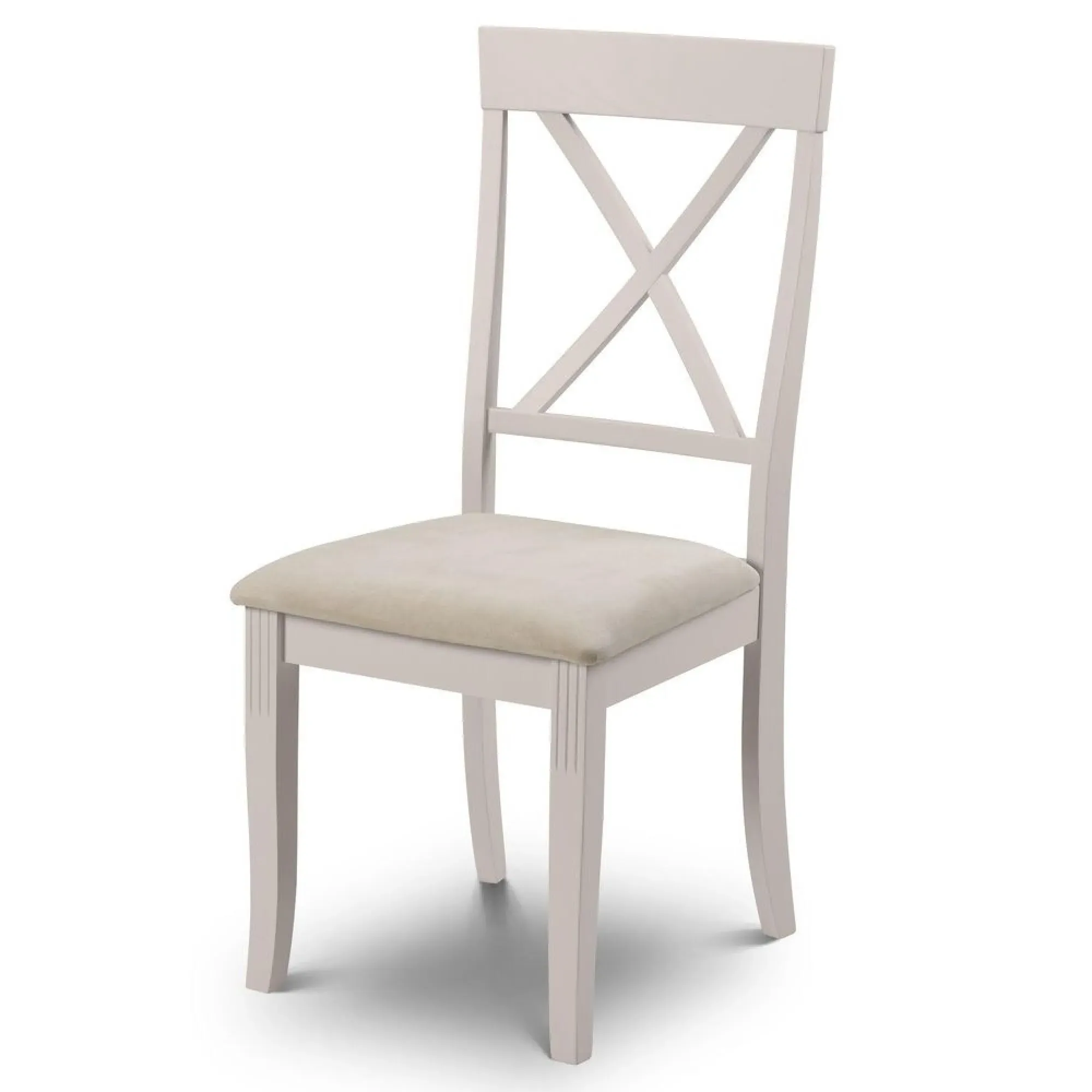 Davenport 4-Seater Round Dining Set with 4 Chairs - Ivory