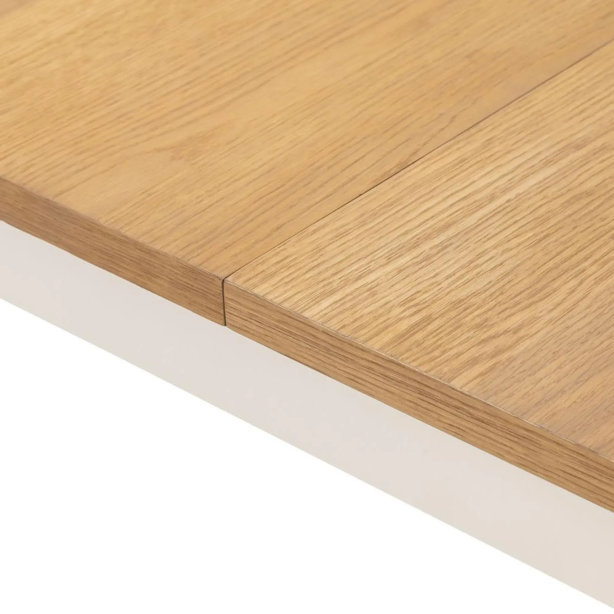 Davenport 6-8 Seater Extendable Dining Table - Ivory, Oak