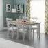 Davenport 6-Seater Dining Table - Grey, Oak