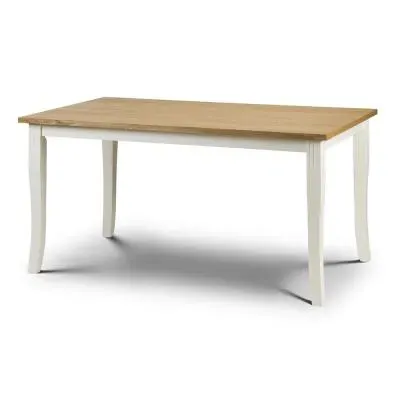 Davenport 6-Seater Dining Table - Ivory, Oak image