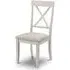 Davenport Cross Back Dining Chair Set of 2 - Ivory
