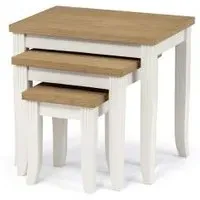 Davenport Nest of 3 Tables - Grey, Oak