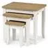 Davenport Nest of 3 Tables - Grey, Oak