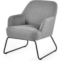 Davos Accent Chair - Grey, Fabric